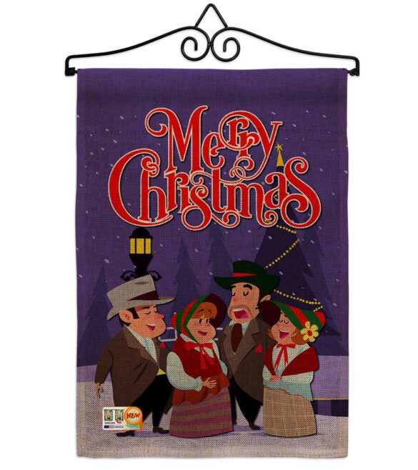 Christmas Carol - Christmas Winter Vertical Impressions Decorative Flags HG137101 Made In USA - Image 10