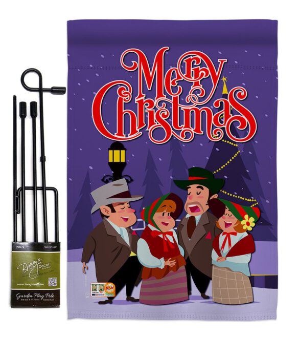 Christmas Carol - Christmas Winter Vertical Impressions Decorative Flags HG137101 Made In USA - Image 4