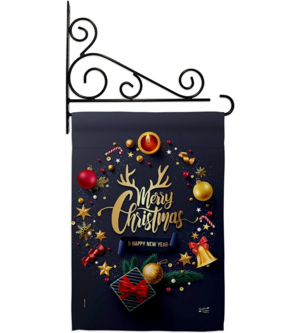 Christmas & New Year - Christmas Winter Vertical Impressions Decorative Flags HG137286 Made In USA - Image 8