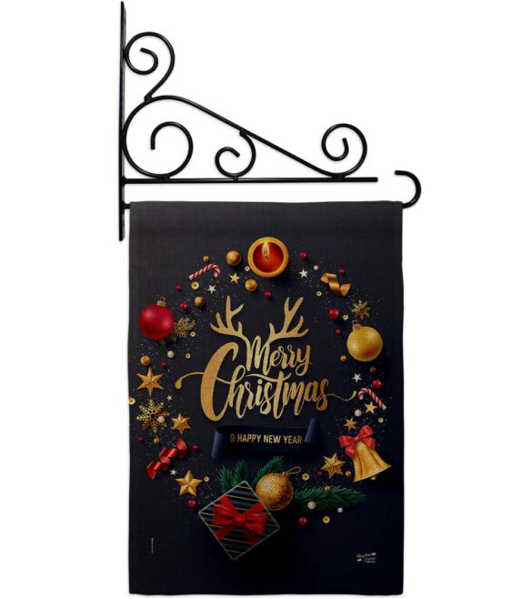 Christmas & New Year - Christmas Winter Vertical Impressions Decorative Flags HG137286 Made In USA - Image 14