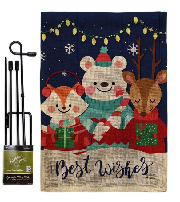 Christmas Buddy - Christmas Winter Vertical Impressions Decorative Flags HG137299 Made In USA - Image 12
