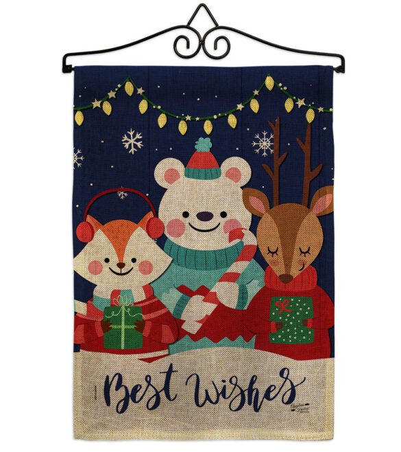 Christmas Buddy - Christmas Winter Vertical Impressions Decorative Flags HG137299 Made In USA - Image 13
