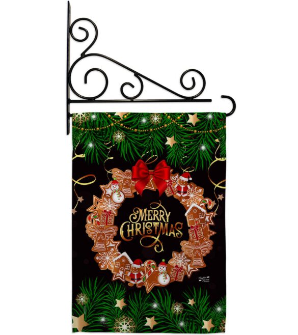 Christmas Wreath - Christmas Winter Vertical Impressions Decorative Flags HG137339 Made In USA - Image 8