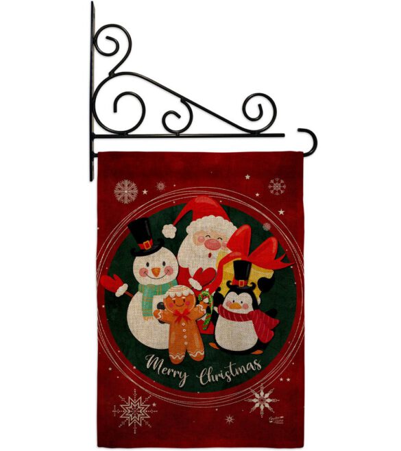 Holidays friends - Christmas Winter Vertical Impressions Decorative Flags HG137617 Made In USA - Image 20