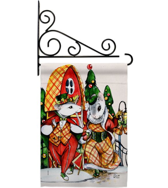 Holiday Mouses - Christmas Winter Vertical Impressions Decorative Flags HG137619 Made In USA - Image 8