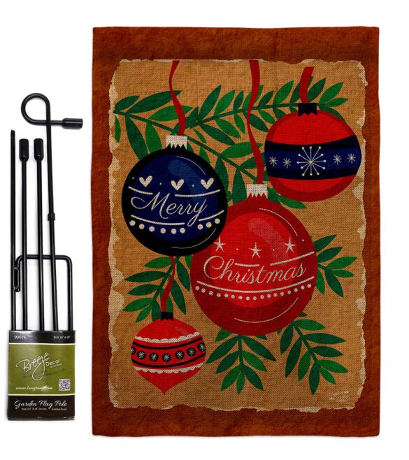 Christmas Ornaments - Christmas Winter Vertical Impressions Decorative Flags HG137635 Made In USA - Image 16