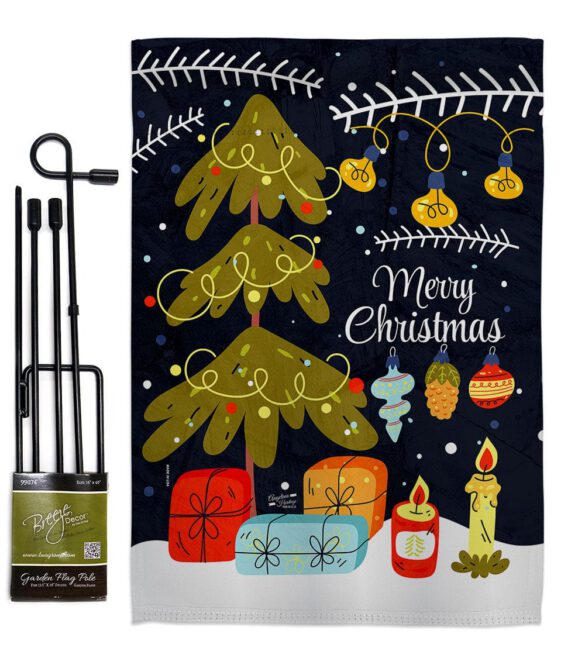 Christmas Vibes - Christmas Winter Vertical Impressions Decorative Flags HG137644 Made In USA - Image 4