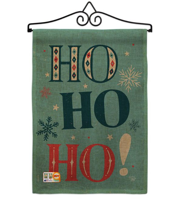 Ho Ho Ho - Christmas Winter Vertical Impressions Decorative Flags HG192051 Made In USA - Image 10