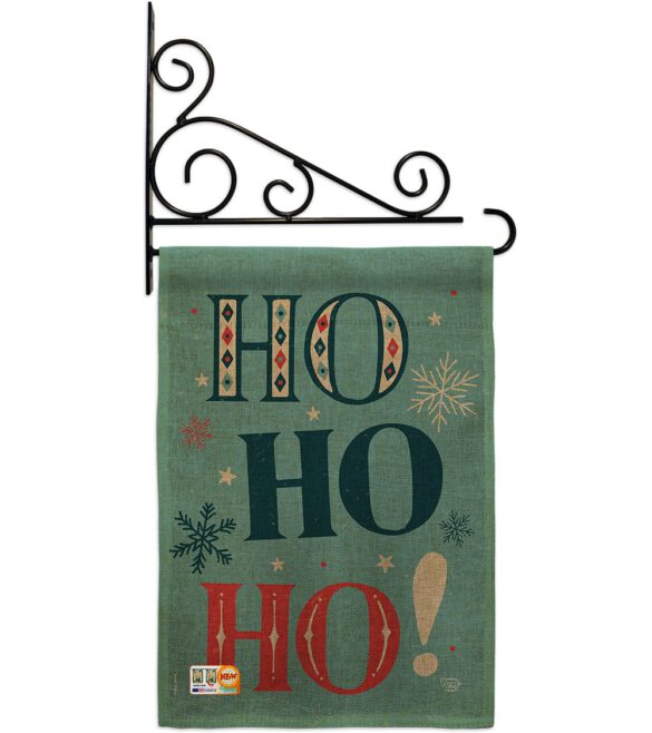 Ho Ho Ho - Christmas Winter Vertical Impressions Decorative Flags HG192051 Made In USA - Image 12