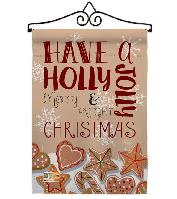 Have A Holly Jolly - Christmas Winter Vertical Impressions Decorative Flags HG192128 Made In USA - Image 7