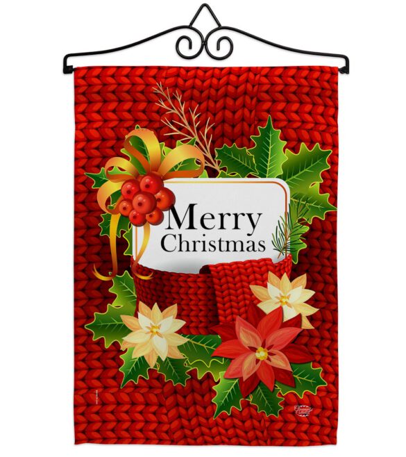 Christmas Sweater - Christmas Winter Vertical Impressions Decorative Flags HG192225 Made In USA - Image 7