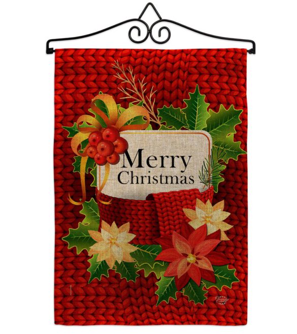 Christmas Sweater - Christmas Winter Vertical Impressions Decorative Flags HG192225 Made In USA - Image 13