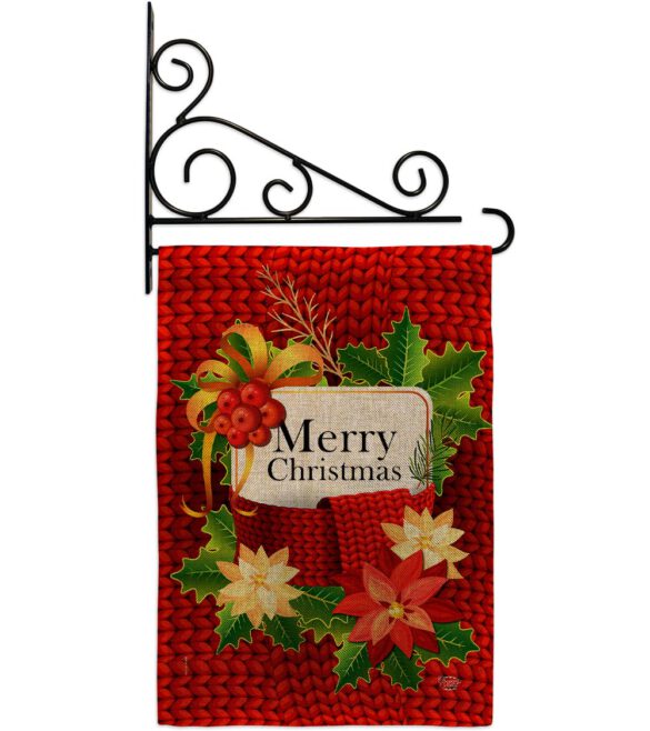 Christmas Sweater - Christmas Winter Vertical Impressions Decorative Flags HG192225 Made In USA - Image 14
