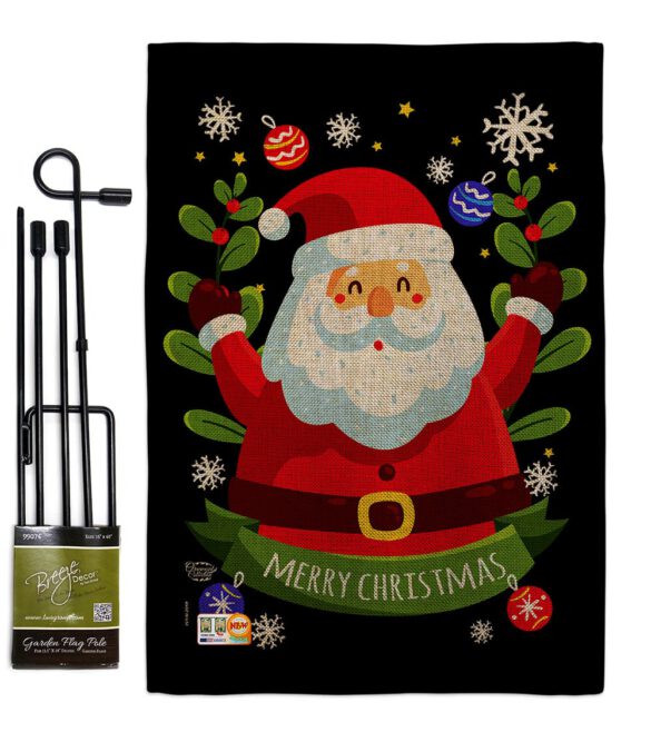 Cute Santa - Christmas Winter Vertical Impressions Decorative Flags HG192239 Made In USA - Image 12