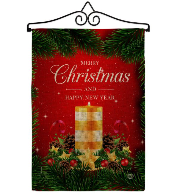 Christmas Candle - Christmas Winter Vertical Impressions Decorative Flags HG192241 Made In USA - Image 13
