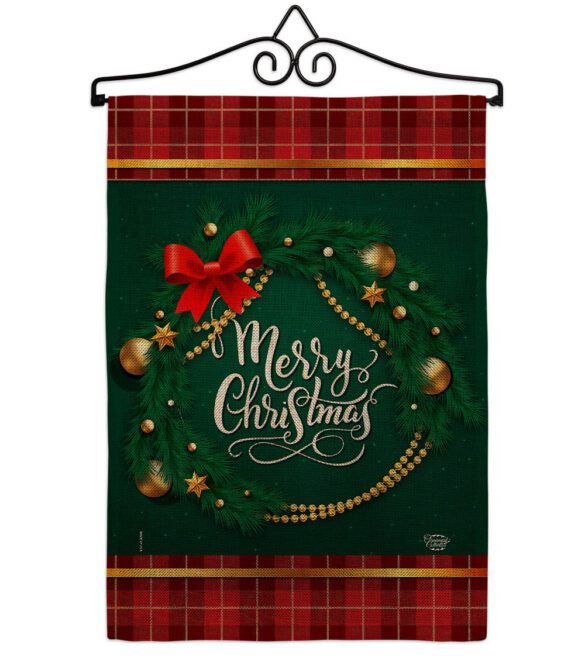 Christmas Wreath - Christmas Winter Vertical Impressions Decorative Flags HG192269 Made In USA - Image 13