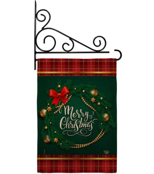 Christmas Wreath - Christmas Winter Vertical Impressions Decorative Flags HG192269 Made In USA - Image 14
