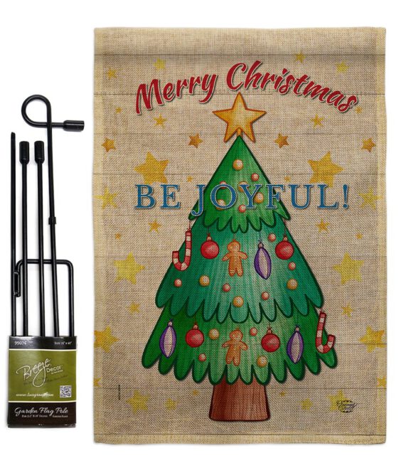 Be Joyful - Christmas Winter Vertical Impressions Decorative Flags HG192296 Made In USA - Image 13