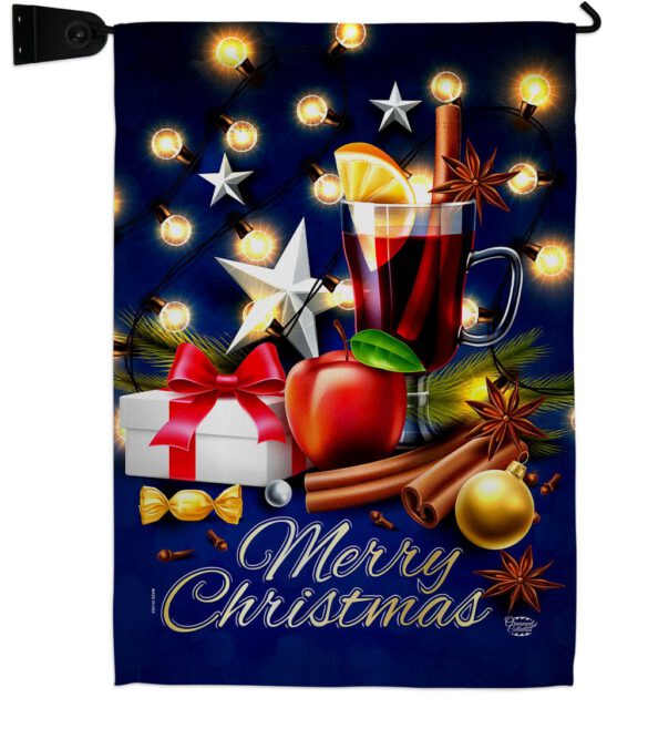Christmas Wishes - Christmas Winter Vertical Impressions Decorative Flags HG192685 Made In USA - Image 9