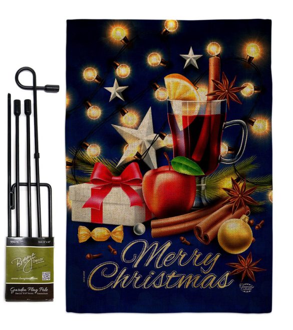 Christmas Wishes - Christmas Winter Vertical Impressions Decorative Flags HG192685 Made In USA - Image 16