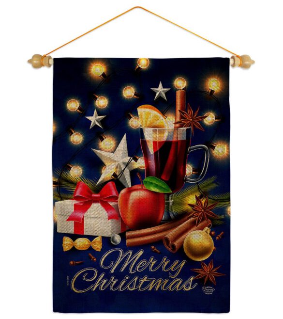 Christmas Wishes - Christmas Winter Vertical Impressions Decorative Flags HG192685 Made In USA - Image 22