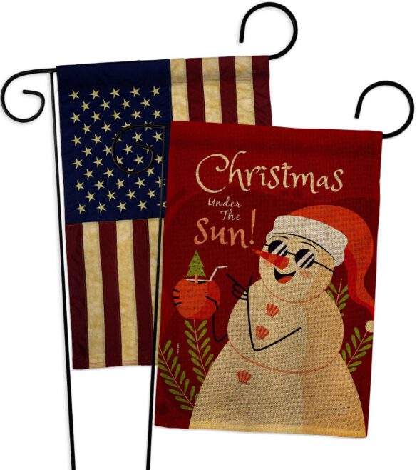 Christmas Under The Sun - Fun In The Sun Summer Vertical Impressions Decorative Flags HG130343 Made In USA - Image 28