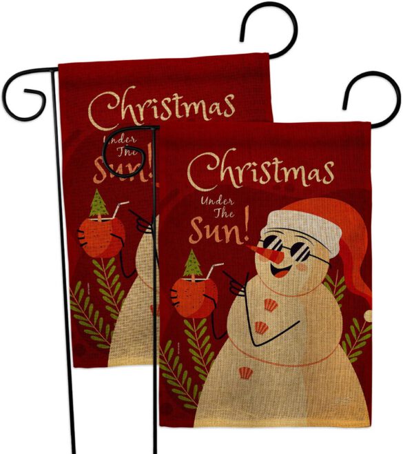 Christmas Under The Sun - Fun In The Sun Summer Vertical Impressions Decorative Flags HG130343 Made In USA - Image 32