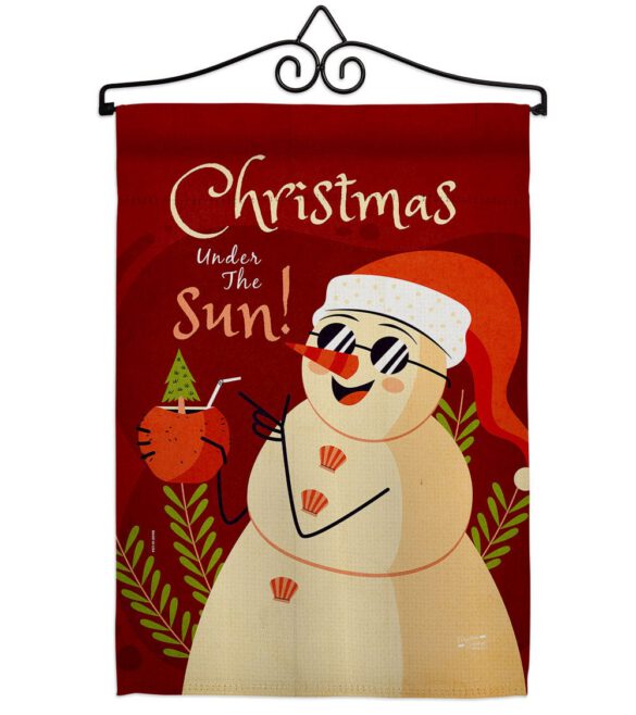 Christmas Under The Sun - Fun In The Sun Summer Vertical Impressions Decorative Flags HG130343 Made In USA - Image 16