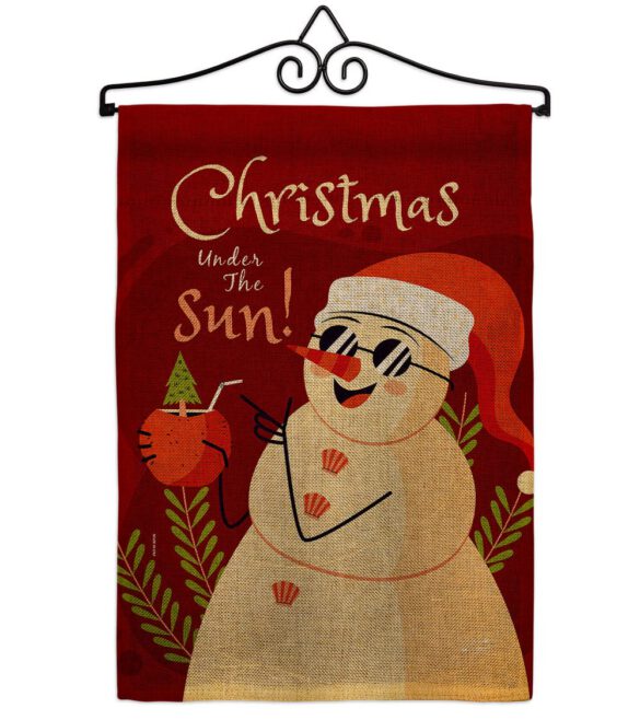 Christmas Under The Sun - Fun In The Sun Summer Vertical Impressions Decorative Flags HG130343 Made In USA - Image 37