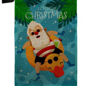 Garden Flag Christmas In July GS190075 B 04