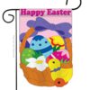 Happy Easter - Easter Spring Vertical Applique Decorative Flags HG103034
