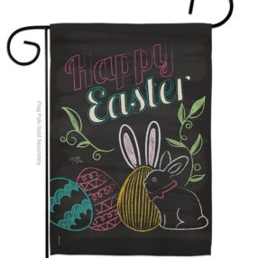 Colorful Easter Eggs - Easter Spring Vertical Impressions Decorative Flags HG103054 Made In USA