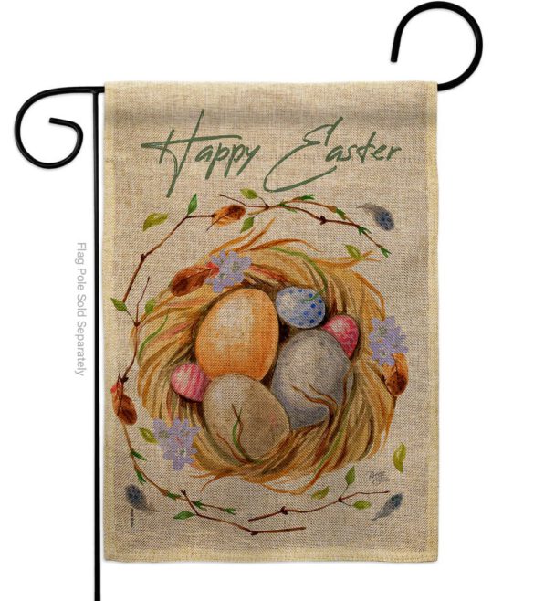 Easter Nest - Easter Spring Vertical Impressions Decorative Flags HG103074 Made In USA - Image 11