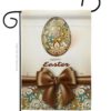 Easter Faberge Egg - Easter Spring Vertical Impressions Decorative Flags HG103085 Made In USA