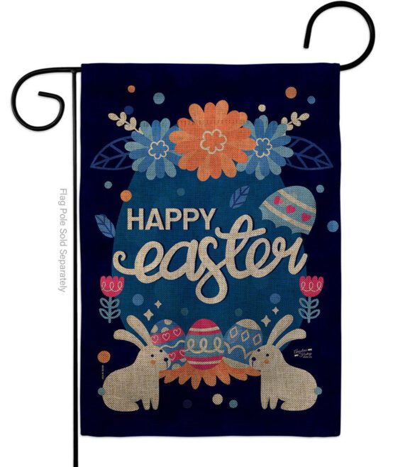 Happy Easter Bunny - Easter Spring Vertical Impressions Decorative Flags HG137365 Made In USA - Image 11