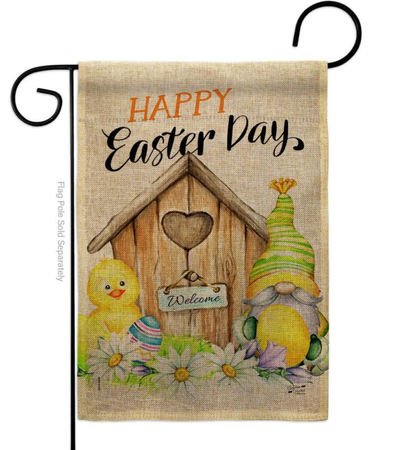 Easter Gnome - Easter Spring Vertical Impressions Decorative Flags HG137391 Made In USA - Image 11