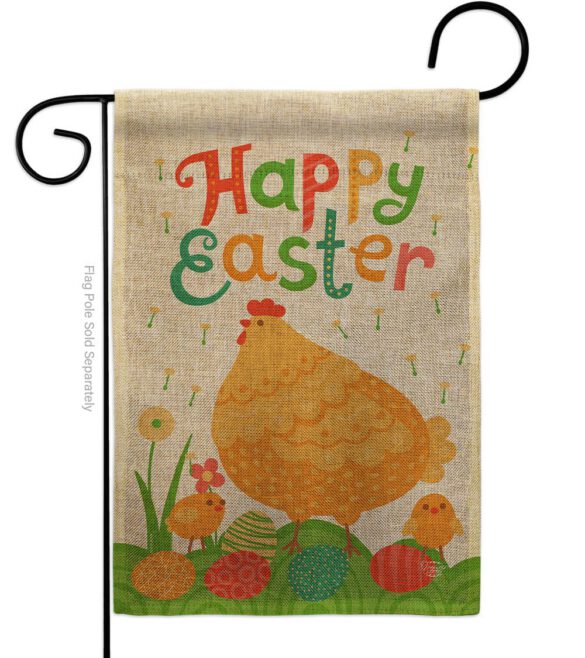Easter Chicks - Easter Spring Vertical Impressions Decorative Flags HG192341 Made In USA - Image 11