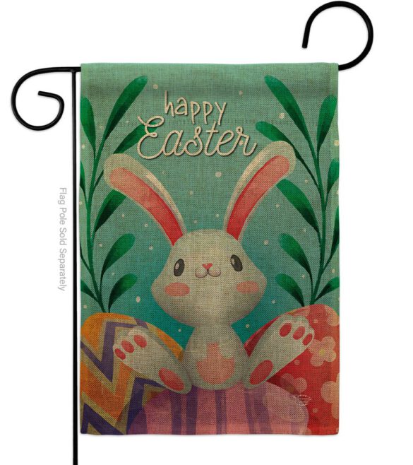 Colorful Easter Eggs - Easter Spring Vertical Impressions Decorative Flags HG192350 Made In USA - Image 11