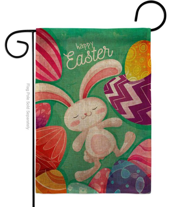Easter Eggs - Easter Spring Vertical Impressions Decorative Flags HG192352 Made In USA - Image 11