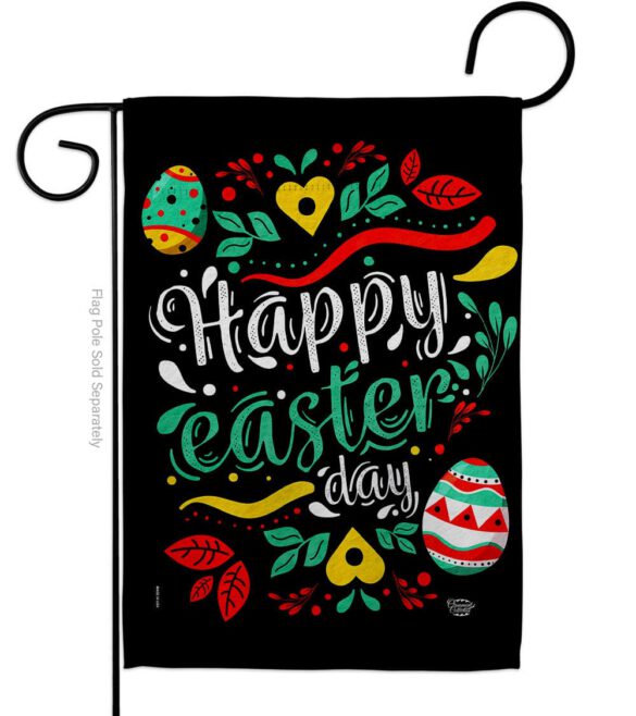 Easter Day - Easter Spring Vertical Impressions Decorative Flags HG192459 Made In USA