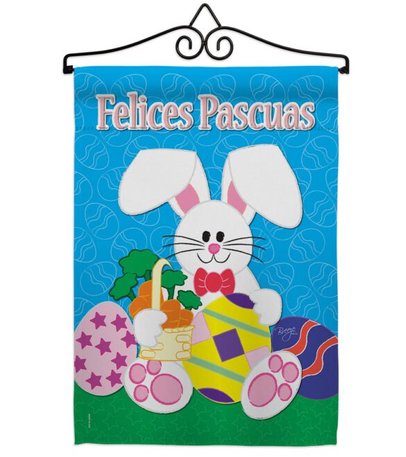 Felices Pascuas - Easter Spring Vertical Impressions Decorative Flags HG103029S Made In USA - Image 7