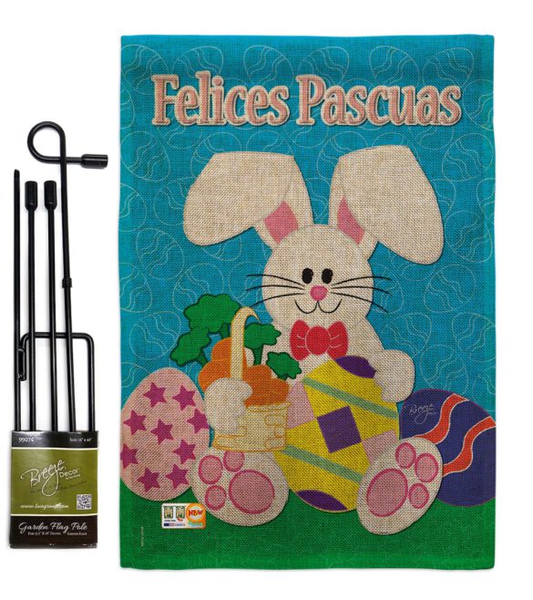 Felices Pascuas - Easter Spring Vertical Impressions Decorative Flags HG103029S Made In USA - Image 9
