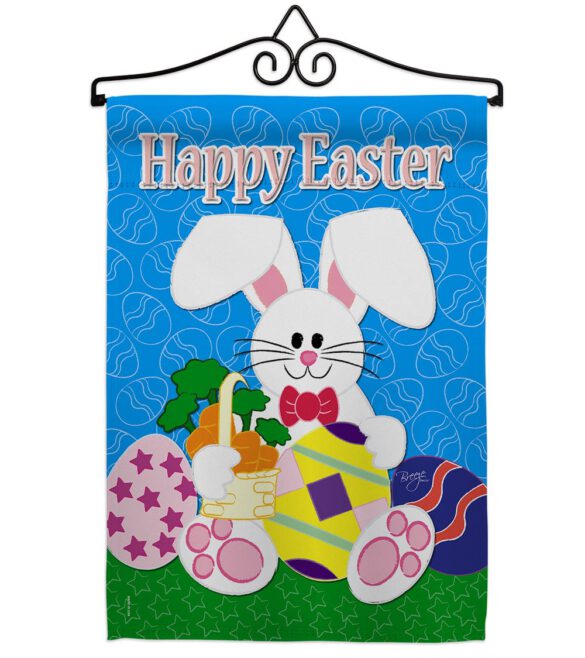 Happy Bunny - Easter Spring Vertical Impressions Decorative Flags HG103029 Made In USA - Image 7