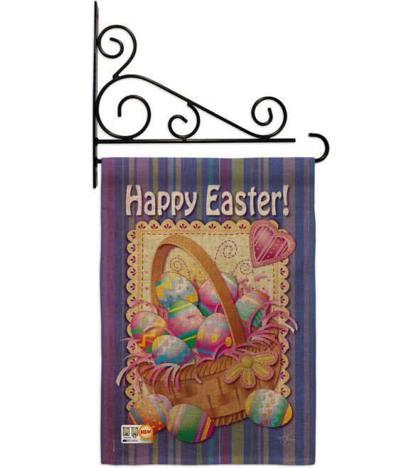 Easter Basket - Easter Spring Vertical Impressions Decorative Flags HG103040 Made In USA - Image 12