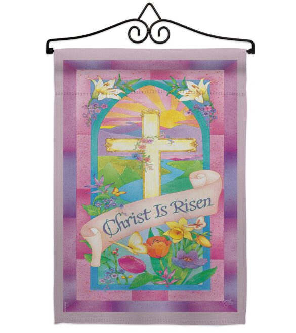 Christ is Risen - Easter Spring Vertical Impressions Decorative Flags HG103043 Made In USA - Image 7