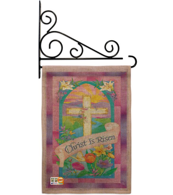 Christ is Risen - Easter Spring Vertical Impressions Decorative Flags HG103043 Made In USA - Image 12