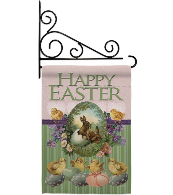 Bunny with Chicks - Easter Spring Vertical Impressions Decorative Flags HG103053 Made In USA - Image 11