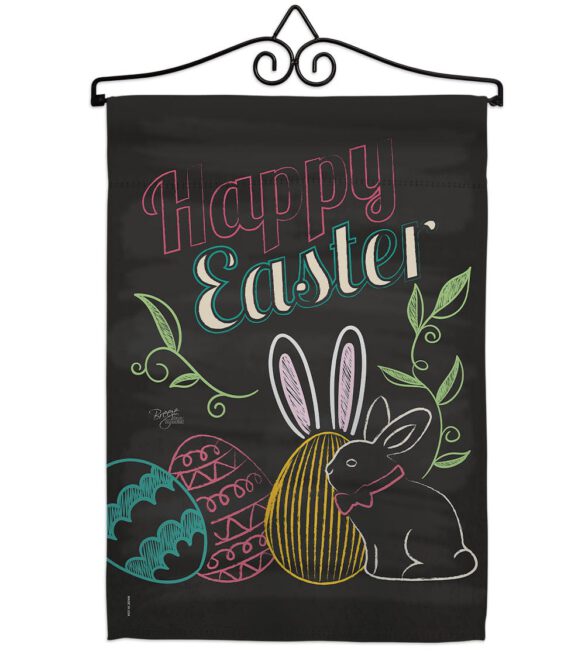 Colorful Easter Eggs - Easter Spring Vertical Impressions Decorative Flags HG103054 Made In USA - Image 7