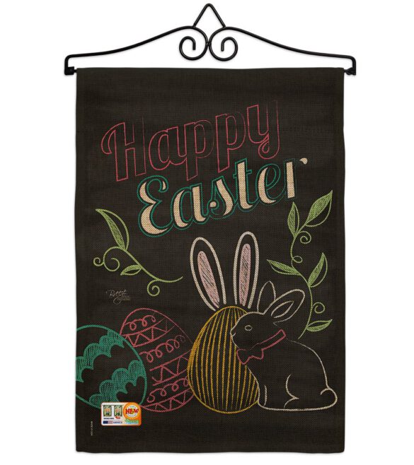 Colorful Easter Eggs - Easter Spring Vertical Impressions Decorative Flags HG103054 Made In USA - Image 10