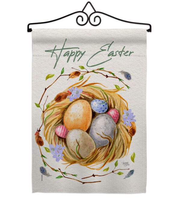 Easter Nest - Easter Spring Vertical Impressions Decorative Flags HG103074 Made In USA - Image 7
